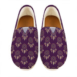 Purple Boho Dream Catcher Pattern Print Casual Shoes