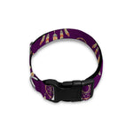 Purple Boho Dream Catcher Pattern Print Dog Collar