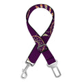 Purple Boho Dream Catcher Pattern Print Dog Seat Belt