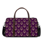 Purple Boho Dream Catcher Pattern Print Duffle Bag