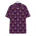 Purple Boho Dream Catcher Pattern Print Hawaiian Shirt