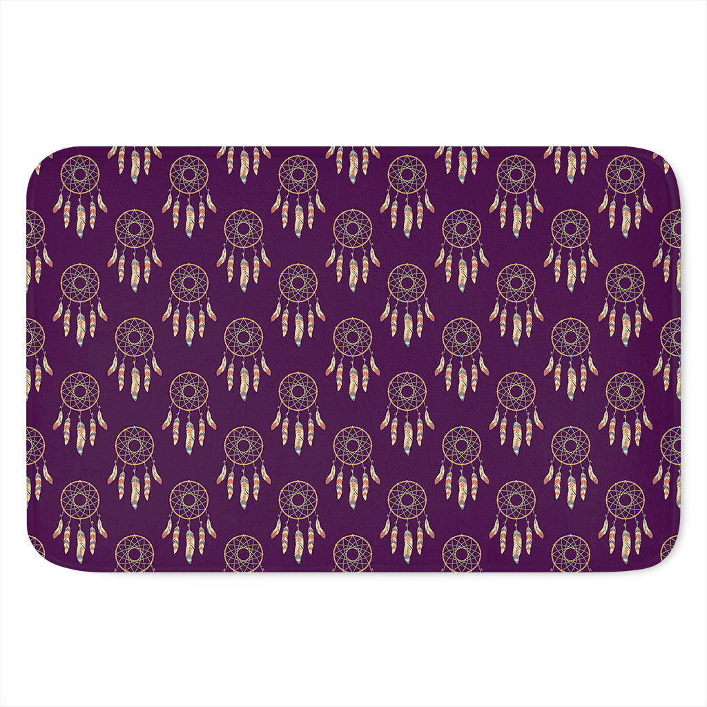 Purple Boho Dream Catcher Pattern Print Indoor Door Mat