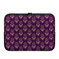 Purple Boho Dream Catcher Pattern Print Laptop Sleeve