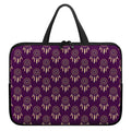 Purple Boho Dream Catcher Pattern Print Laptop Sleeve With Handle