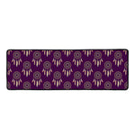 Purple Boho Dream Catcher Pattern Print Long Kitchen Mat