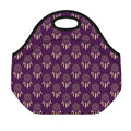 Purple Boho Dream Catcher Pattern Print Neoprene Lunch Bag