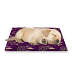 Purple Boho Dream Catcher Pattern Print Pet Cooling Mat Cover
