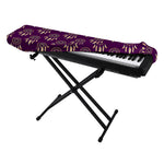 Purple Boho Dream Catcher Pattern Print Piano Keyboard Cover