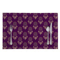 Purple Boho Dream Catcher Pattern Print Placemat