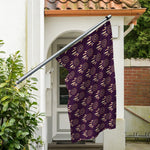 Purple Boho Dream Catcher Pattern Print Polyester Flag