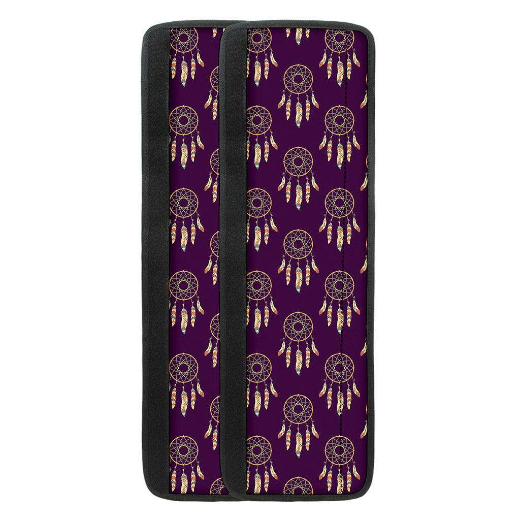 Purple Boho Dream Catcher Pattern Print Refrigerator Handle Covers