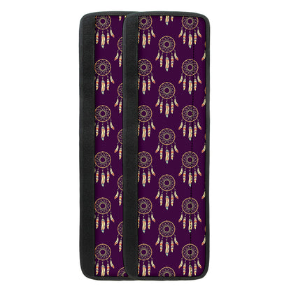 Purple Boho Dream Catcher Pattern Print Refrigerator Handle Covers
