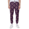 Purple Boho Dream Catcher Pattern Print Joggers
