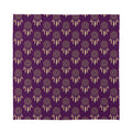 Purple Boho Dream Catcher Pattern Print Silk Bandana