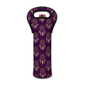 Purple Boho Dream Catcher Pattern Print Single Neoprene Wine Tote