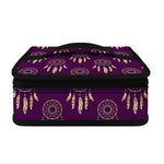 Purple Boho Dream Catcher Pattern Print Small Lunch Bag