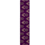 Purple Boho Dream Catcher Pattern Print Table Runner