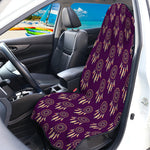 Purple Boho Dream Catcher Pattern Print Waterproof Car Seat Cover