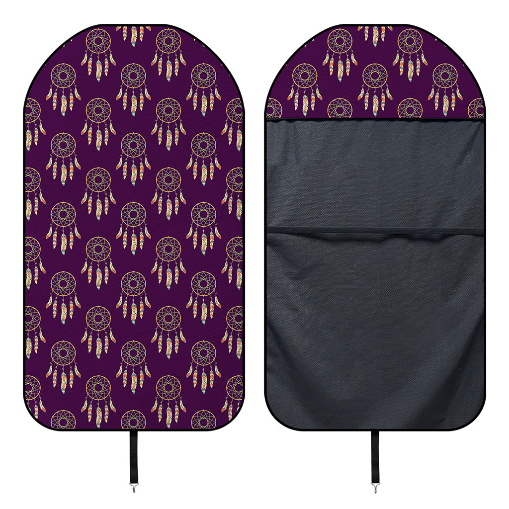 Purple Boho Dream Catcher Pattern Print Waterproof Car Seat Cover