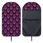 Purple Boho Dream Catcher Pattern Print Waterproof Car Seat Cover