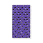Purple Boston Terrier Pattern Print Baby Crib Sheet