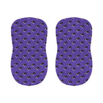 Purple Boston Terrier Pattern Print Bar Stool Covers