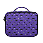 Purple Boston Terrier Pattern Print Briefcase Bible Bag