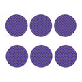 Purple Boston Terrier Pattern Print Coaster Set