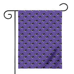 Purple Boston Terrier Pattern Print House Flag