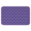 Purple Boston Terrier Pattern Print Indoor Door Mat