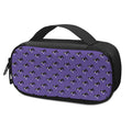 Purple Boston Terrier Pattern Print Portable Cooler Travel Case