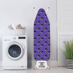 Purple Boston Terrier Pattern Print Ironing Board Cover