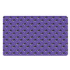 Purple Boston Terrier Pattern Print Polyester Doormat