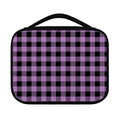 Purple Buffalo Plaid Print Classic Bible Case