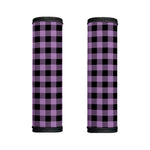 Purple Buffalo Plaid Print Handle Covers