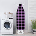 Purple Buffalo Plaid Print Ironing Board Cover