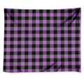 Purple Buffalo Plaid Print Tapestry