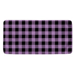 Purple Buffalo Plaid Print Towel