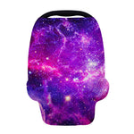 Purple Bursting Galaxy Space Print Baby Seat Cover