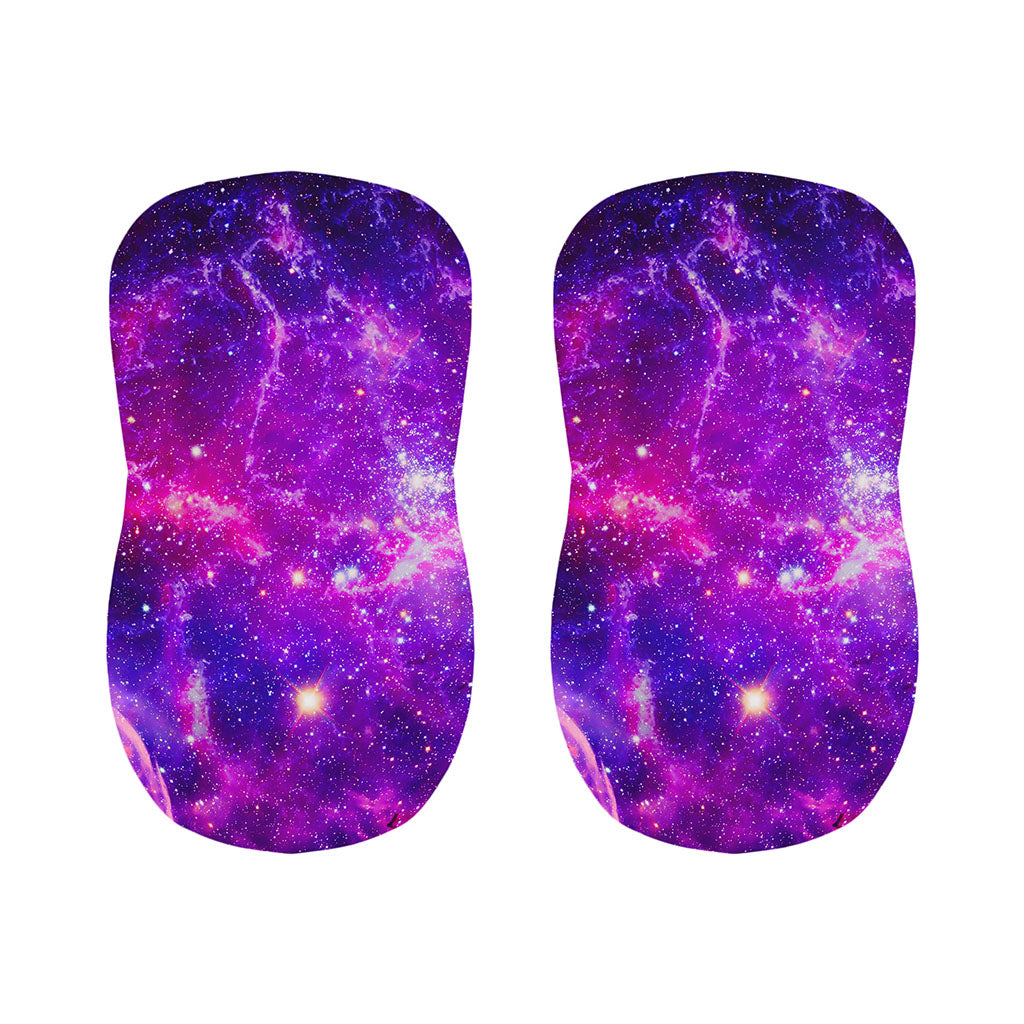 Purple Bursting Galaxy Space Print Bar Stool Covers
