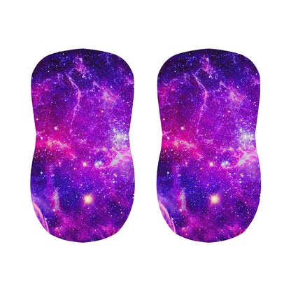 Purple Bursting Galaxy Space Print Bar Stool Covers
