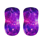 Purple Bursting Galaxy Space Print Bar Stool Covers