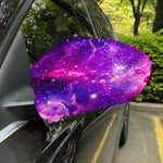 Purple Bursting Galaxy Space Print Car Side Mirror Covers