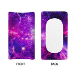 Purple Bursting Galaxy Space Print Changing Pad Cover