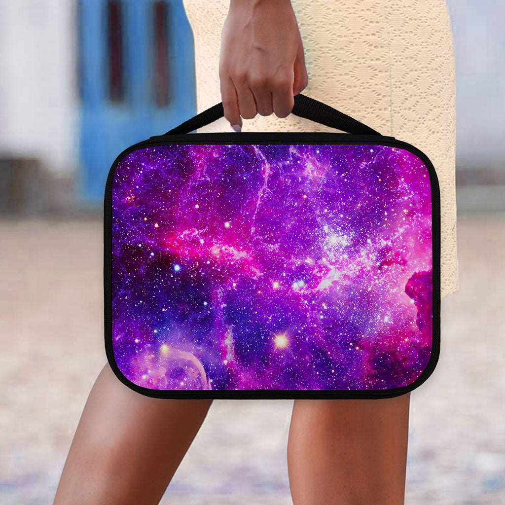 Purple Bursting Galaxy Space Print Classic Bible Case