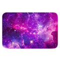 Purple Bursting Galaxy Space Print Indoor Door Mat