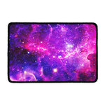 Purple Bursting Galaxy Space Print Kitchen Mat