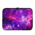 Purple Bursting Galaxy Space Print Laptop Sleeve