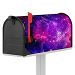 Purple Bursting Galaxy Space Print Mailbox Cover