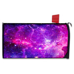 Purple Bursting Galaxy Space Print Mailbox Cover
